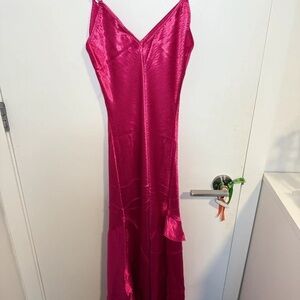 LuLaRoe Fuchsia Strapless Dress